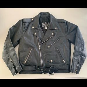 Vintage Men’s RAJCO black Leather Jacket